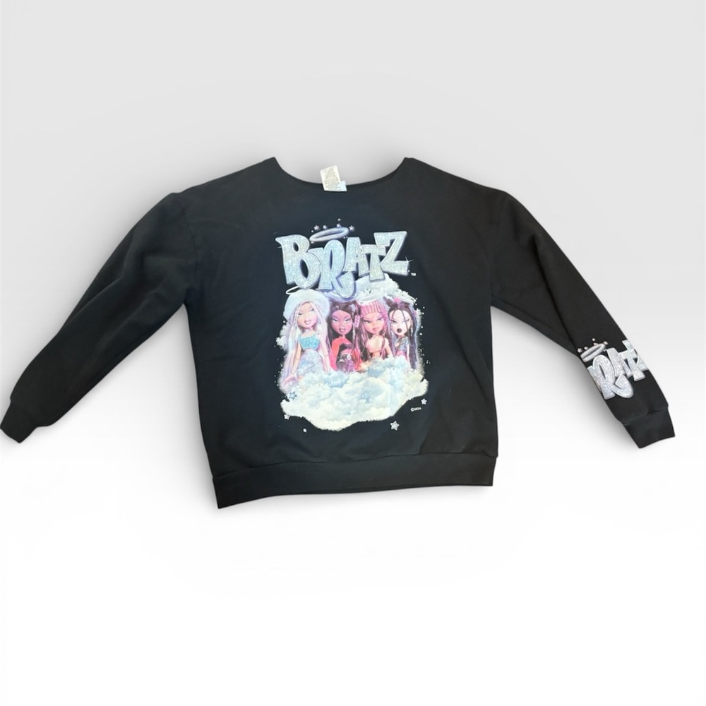Bratz Y2K Black Graphic Sweatshirt Girls XL or Women’s XS/S